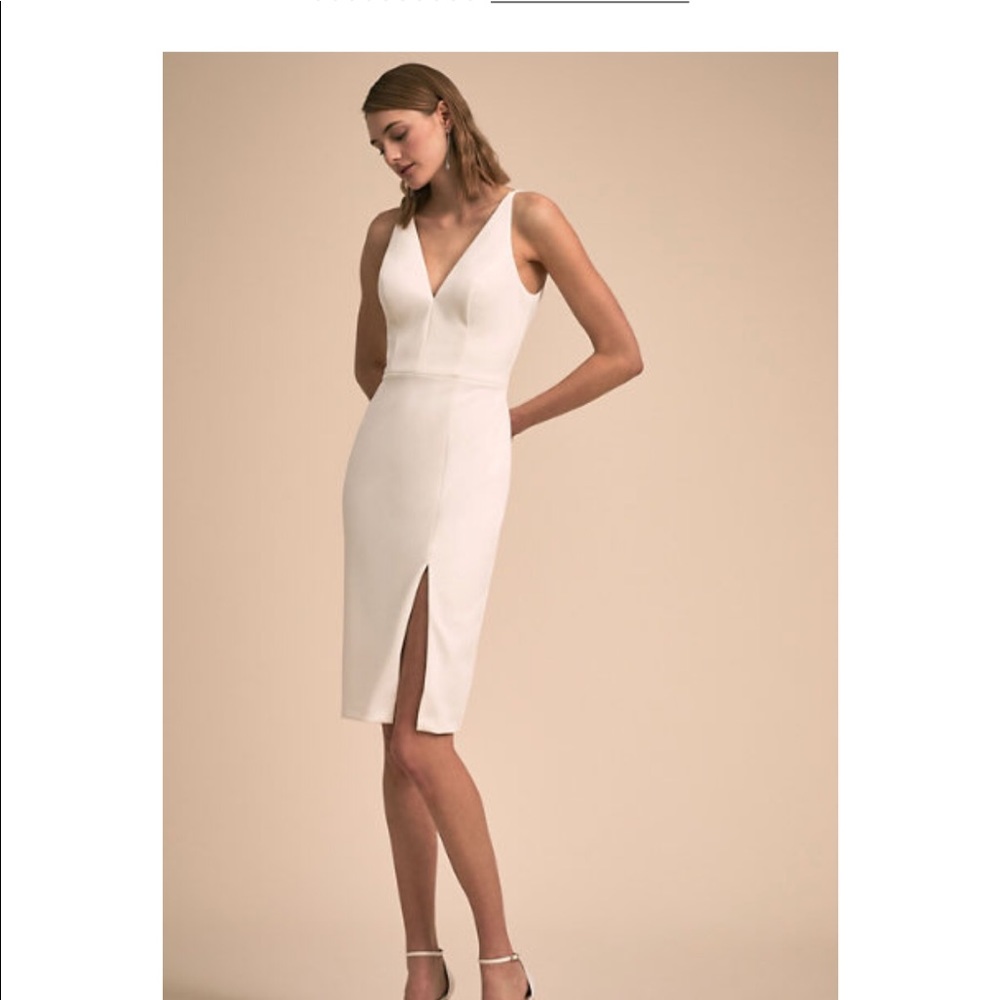 NWT BHLDN White Emmett dress